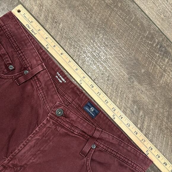 AG Adriano Goldschmied Men's The Everett Slim Straight Twill Pants Size 38x32 - Picture 6 of 9